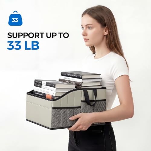 WHHMK Sturdy Leather Car Storage Support Up to 33 LB of Weight, - Product Imagery