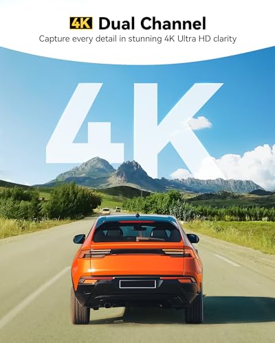 WOLFBOX G850 PRO 4K Mirror Dash Cam with ADAS and BSD,64GB - Product Imagery