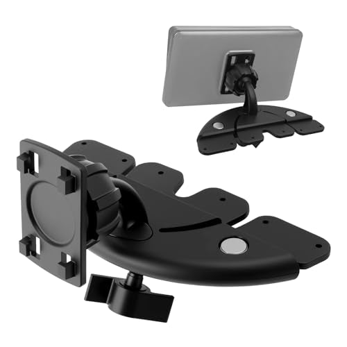 2026 Upgraded CD Slot Mount for CarPlay Screen,360° Rotatable CD - Product Imagery