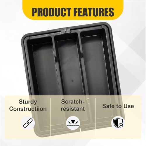 Tool Organizer Tray, Expandable 13"-22" Tool Storage Trays with - Product Imagery
