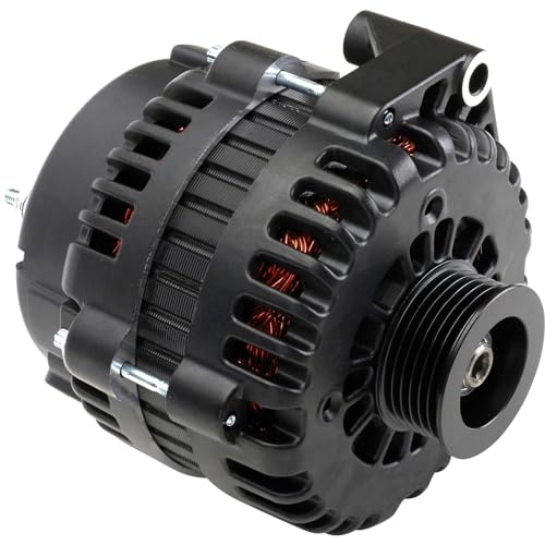 Black Alternator For LS Truck 1999-06 220 Amp High Output AD244 - Product Imagery