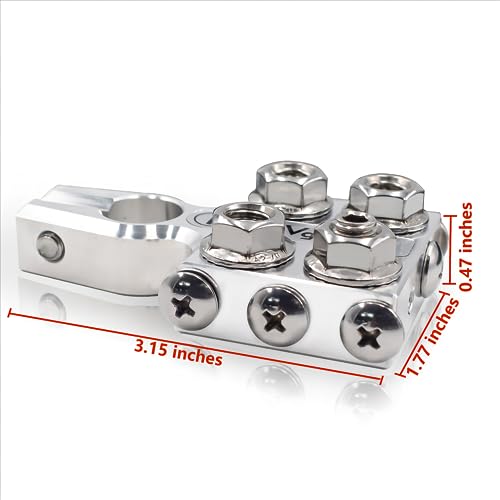 Vgate 12-Way AGM Post Terminal Ends, Battery Terminal Connector - Product Imagery