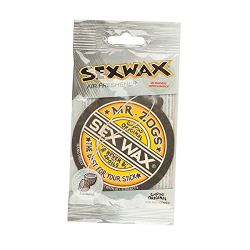 Sex Wax Air Freshener (3-Pack, Coconut) (Limited Edition) - Product Imagery