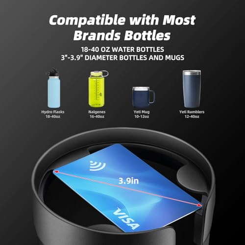 TYKOR Car Cup Holder Expander, Extender for Car with Adjustable - Product Imagery