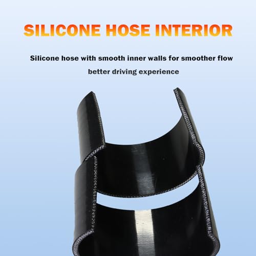 Automotive Silicone Tubing, ID 1-7/8" to 2" (48mm-51mm) Straight - Product Imagery