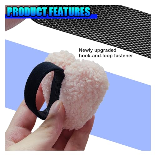 Cute Heart Car Wiper Shift Handle Decoration (Pink) - Product Imagery