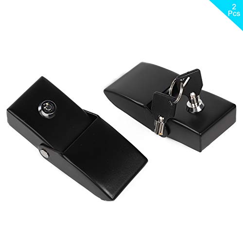 JeCar Steel Hood Latches Compatible with Jeep Wrangler 2007-2023 - Product Imagery