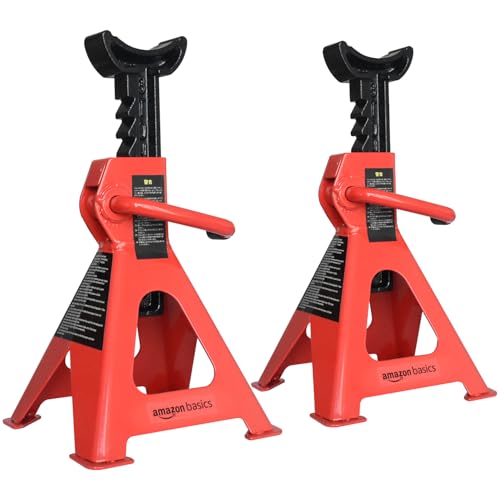Amazon Basics Steel Jack Auto Stands, 3 Ton (2.7 metric Ton) - Product Imagery