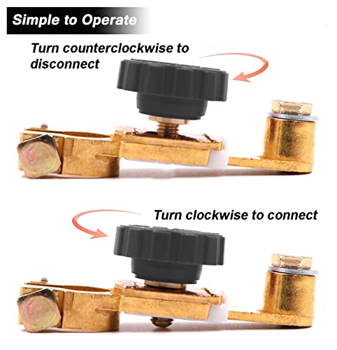 Top Post Battery Disconnect Switch - Quick Disconnect Battery - Product Imagery