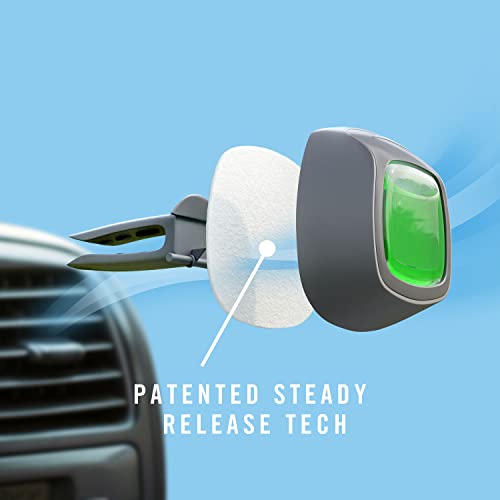 Febreze AUTO Air Freshener, Odor-Fighting Automotive Vent Clip, - Product Imagery
