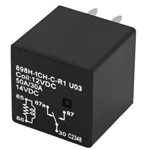 898H-1CH-C-R1 U03 Automotive Relay, 12VDC 50A 5 Pins SPDT - Product Imagery