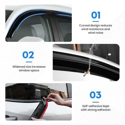 HRV Rain Guard - Window Visors for Honda HR-V HRV 2023-2025 - Product Imagery
