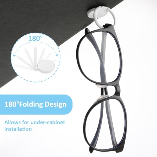 Mabor 6Pcs Sunglass Organizer Wall Mount Adhesive Sunglass - Product Imagery