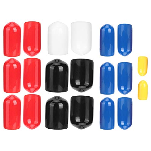 Color Vacuum Caps Plug Kit, 20 Pcs PVC Assorted Vacuum Plugs - Product Imagery