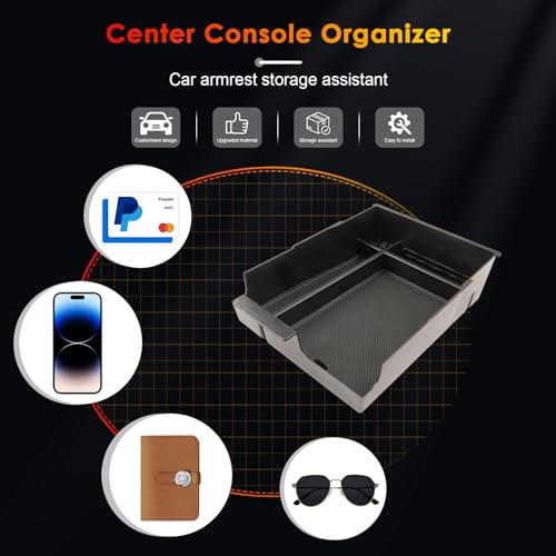 for Hyundai Palisade Center Console Organizer Tray for 2023-2025 - Product Imagery