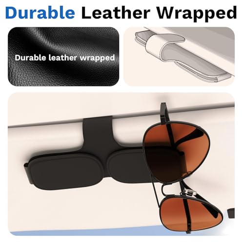 BFXM Sunglass Holder for Car Double Clip, Car Accessories - Product Imagery