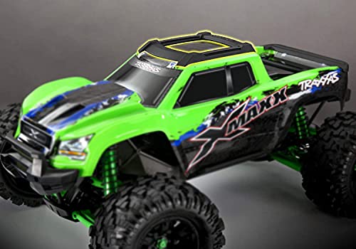 Traxxas 7817 Skid Pate, roof (Body) (Black) - Product Imagery