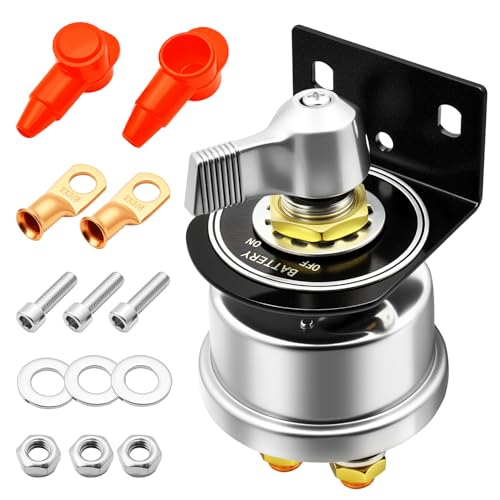 200A 12V Battery Disconnect Switch Heavy Duty, Quality Battery - Product Imagery