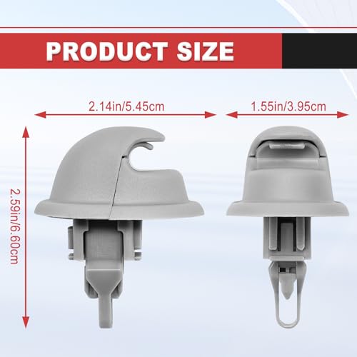 Sun Visor Retainer Clip Compatible with D0dge Ram 1500 - Product Imagery