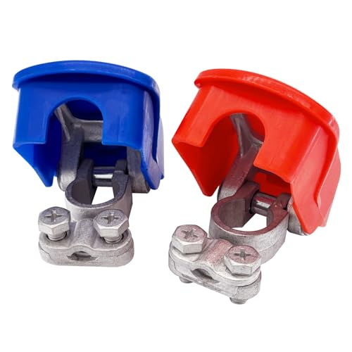 Ampper Brass Heavy Duty Quick Release Top Post Battery Terminal - Product Imagery