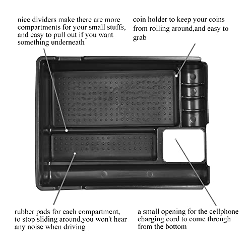 Armrest Organizer Fit Rogue 14-20 Rogue Sport 17-22 Murano 15-24 - Product Imagery