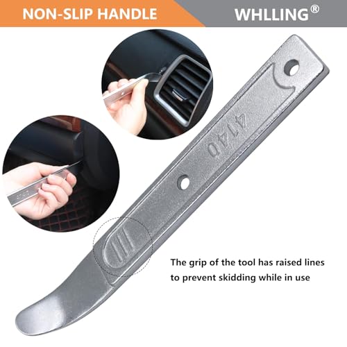 WHLLING 2-Piece 4140 Pry Bar Removal Tool, Metal Pry Tool Pry Bar - Product Imagery