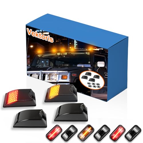 LED Cab Roof Lights 10pcs Kit for Hummer H2 2003-2009 H2 SUT - Product Imagery