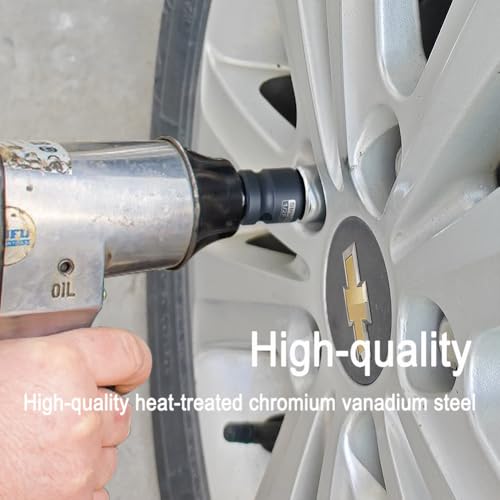 StrugDeas 6 Piece Impact Socket Adapter and Reducer Set - Product Imagery