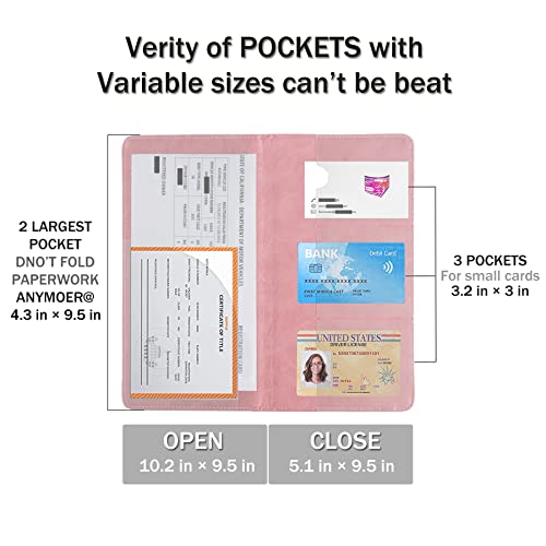 UYYE Auto Car Registration and Insurance Documents Holder - PU - Product Imagery