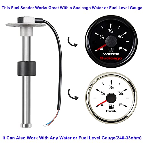 Fuel Sending Unit 240-33 Ohm 12"(300mm) Boat Float Sender - Product Imagery