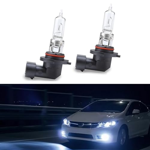 2 PCS Car 9005-55W Halogen Bulb, 12V Super Penetrating Quartz - Product Imagery