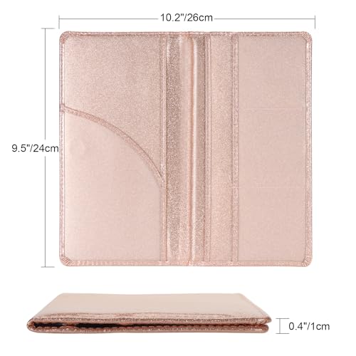 Car Registration and Insurance Holder, Glove Box Organizer，Bling - Product Imagery
