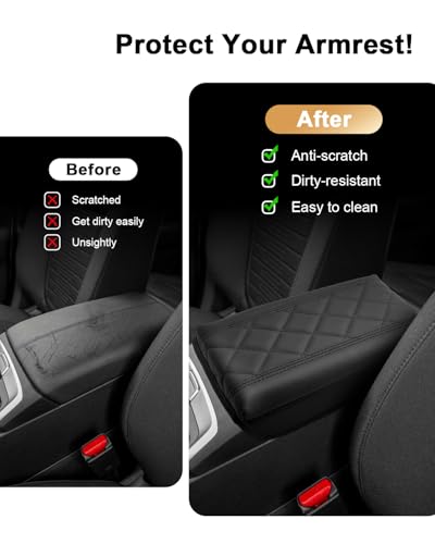 Center Console Armrest Cover For 2022-2026 Hyundai Tucson/Santa - Product Imagery
