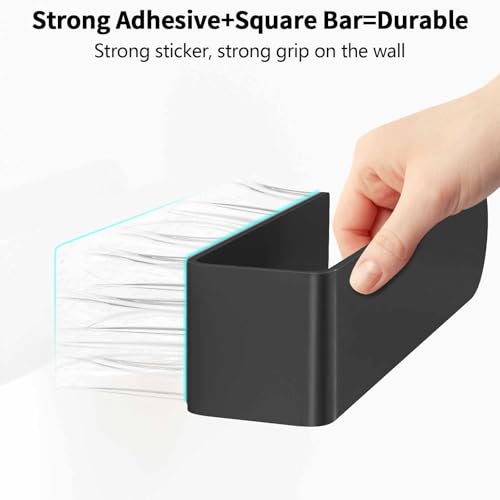 Bethom Hand Towel Holder, 8 Inch Self Adhesive Towel Racks - Product Imagery