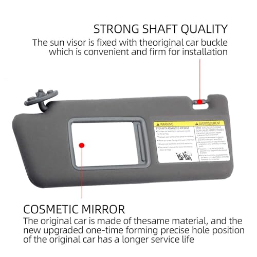 Dasbecan Driver Side Sun Visor Compatible with Toyota Tacoma - Product Imagery