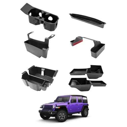 Center Console Organizer for 2018-2023 Jeep Wrangler JL 4XE - Product Imagery