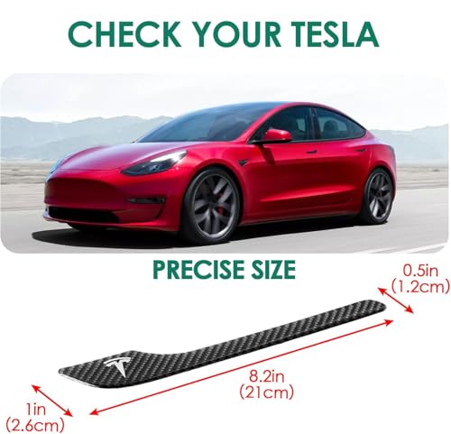4PCS Door Handle Cover Compatible with Tesla Model 3 (2019-2025) - Product Imagery