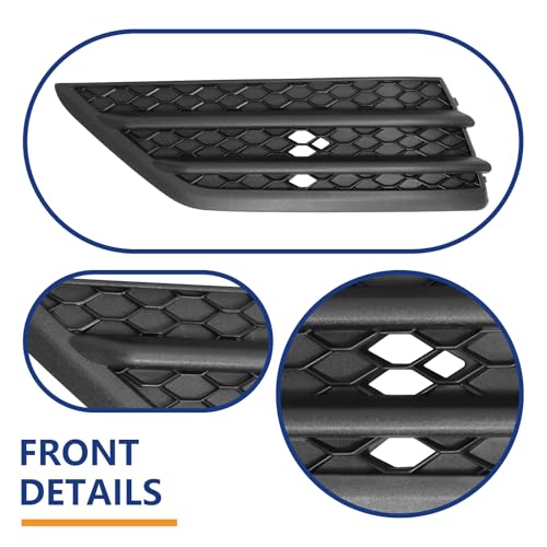 BXZ Driver Bumper Insert Fog Light Cover for 2016 2017 2018 - Product Imagery