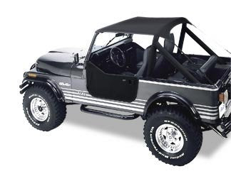 Bestop Traditional Bikini Black Crush 5250801 for Jeep - Product Imagery