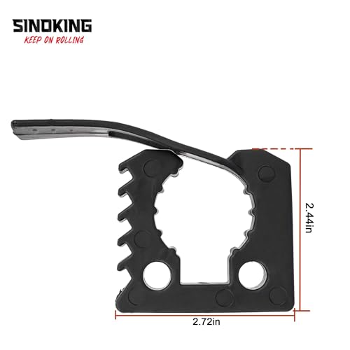SINOKING Rubber Shovel Mount, Tool Clamp for 1-1/8" to 1-1/2" - Product Imagery