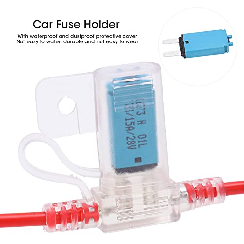 31.5cm Manual Reset Circuit Breaker Holder, 15A Auto Reset Block - Product Imagery