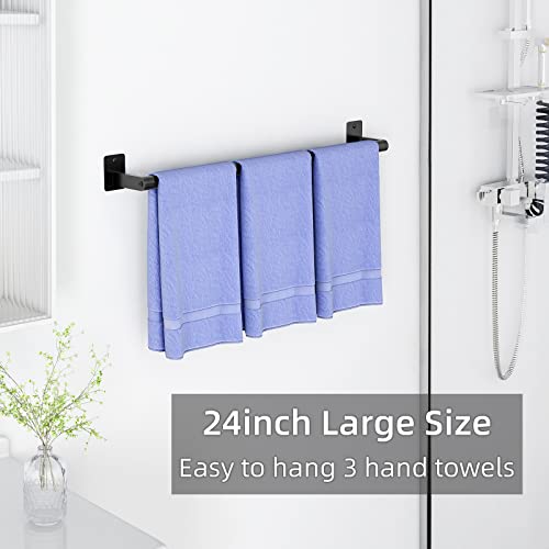 Bathroom Towel Bar, 24 Inch Towel Racks for Bathroom Wall - Product Imagery