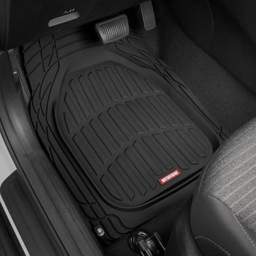Motor Trend FlexTough Floor Mats for Cars, Black Deep Dish - Product Imagery
