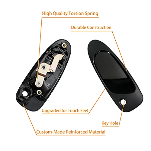 Exterior Door Handle Set, Fit for 92-95 Honda Civic 93-97 Del - Product Imagery