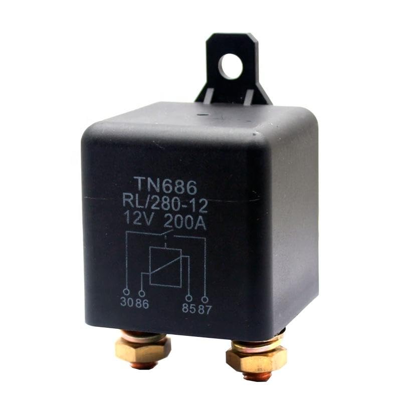 Automotive Relay 12V/24V 200A 2.4W Continuous Type for Cars - Product Imagery