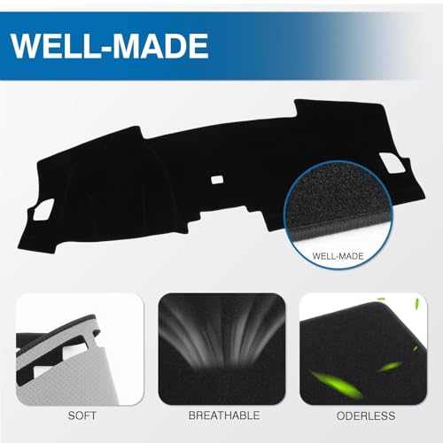 KUST Black Dash Cover for Honda CRV CR-V 2023 2024 2025 2026 - Product Imagery