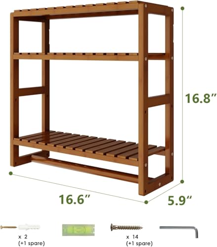 Galood Over The Toilet Storage Bathroom Shelves Wall Mounted 3 - Product Imagery