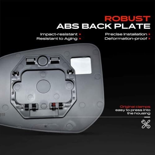 A-Premium Right Passenger Side Non-Heated Mirror Glass with - Product Imagery