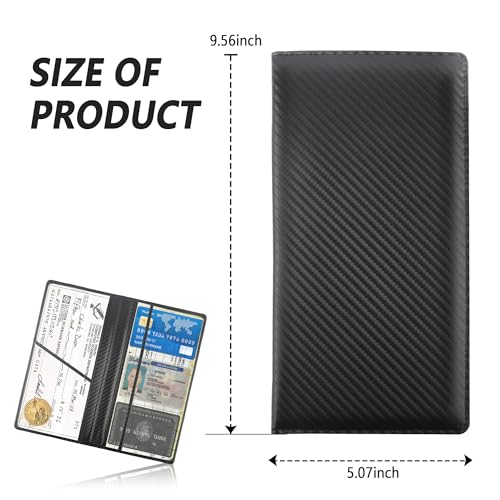 Car Registration and Insurance Holder,PU Leather Car Glove Box - Product Imagery