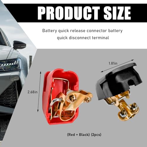 KVAEY Quick Release Connectors Battery Terminal Clamp, Quick - Product Imagery